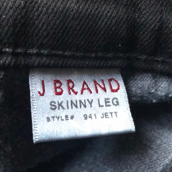 JBrand skinny leg Jett 37” long EUC black jeans - Picture 4 of 5
